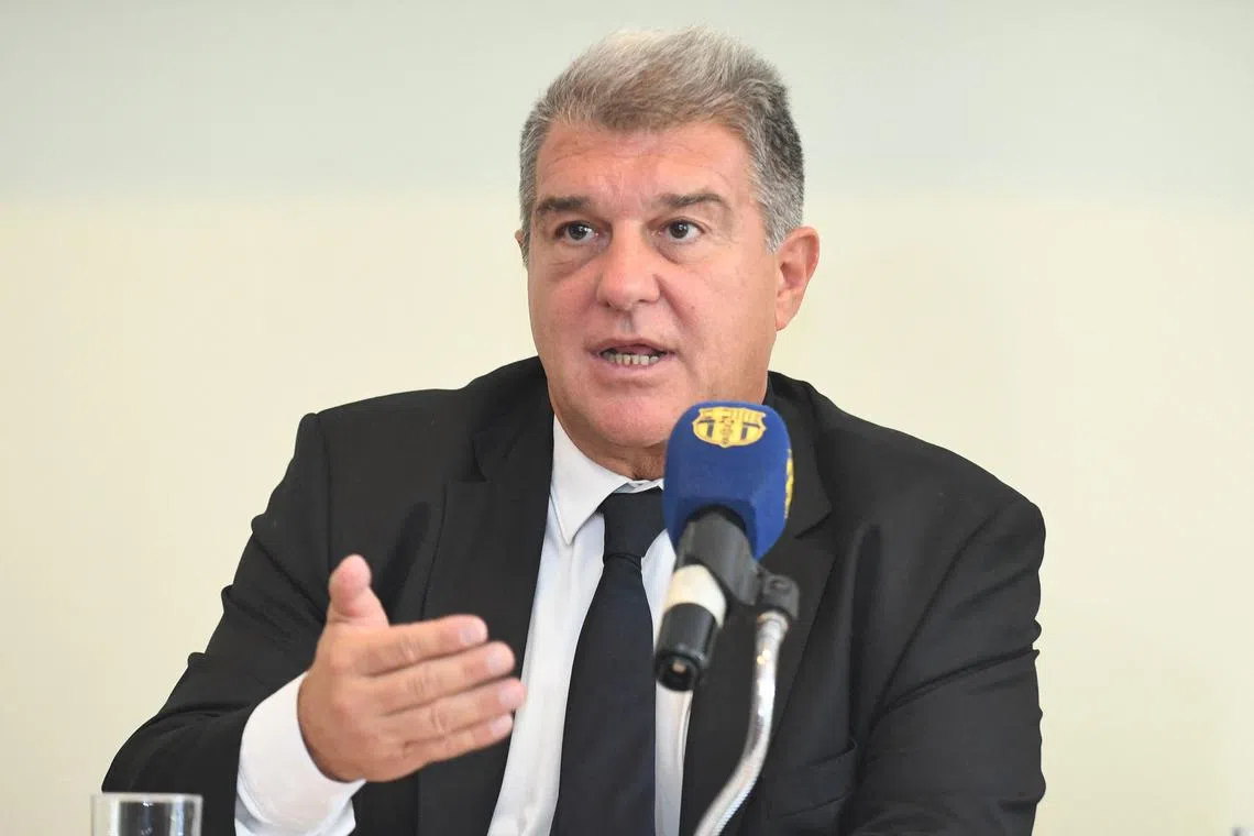Barcelona's president Joan Laporta Laporta said that the club needed to generate more income and reduce costs.