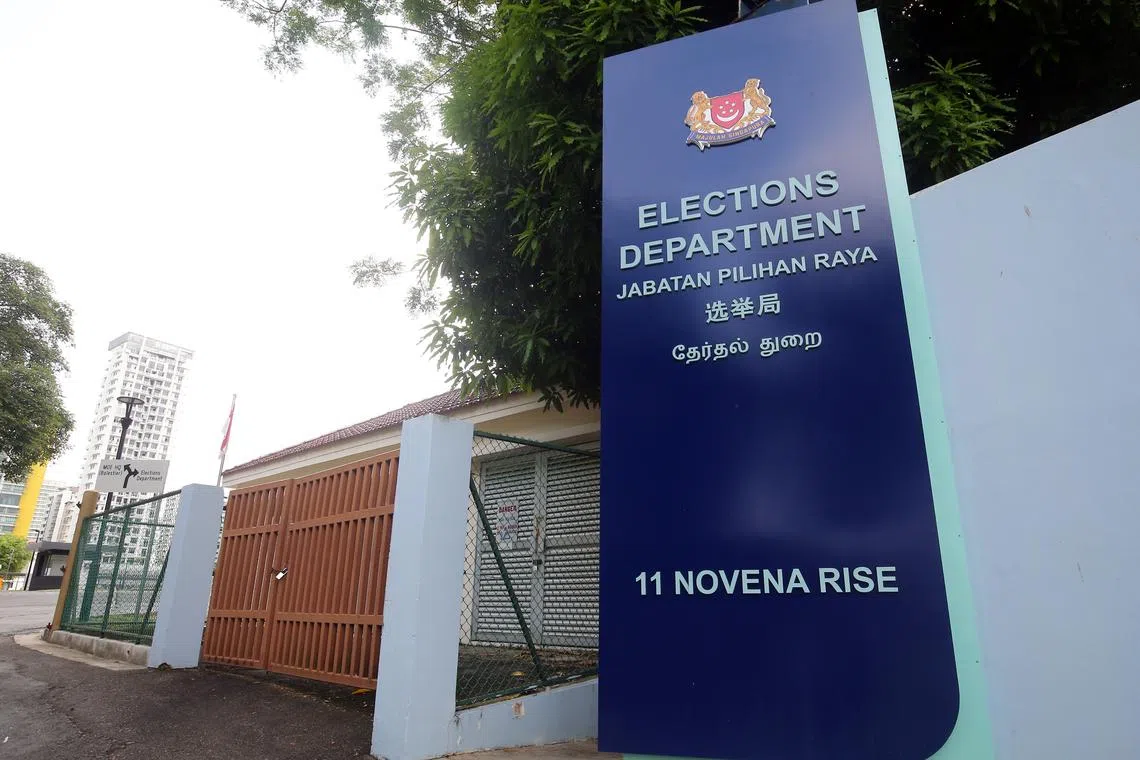 The ELD will provide more details later on how Singaporeans can check the Registers of Electors when they are open for public inspection.