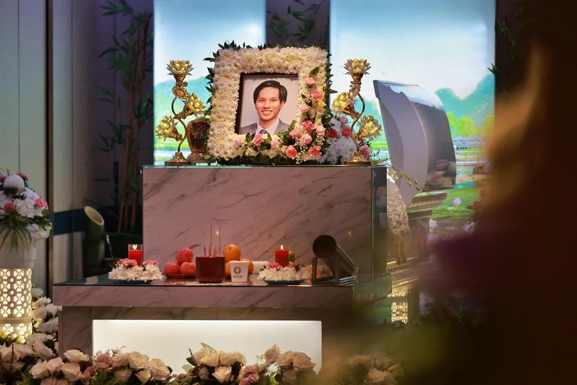 The wake of Mr Darrel Phee, who died from acute altitude sickness during an attempt to scale Mount Kilimanjaro in Tanzania.