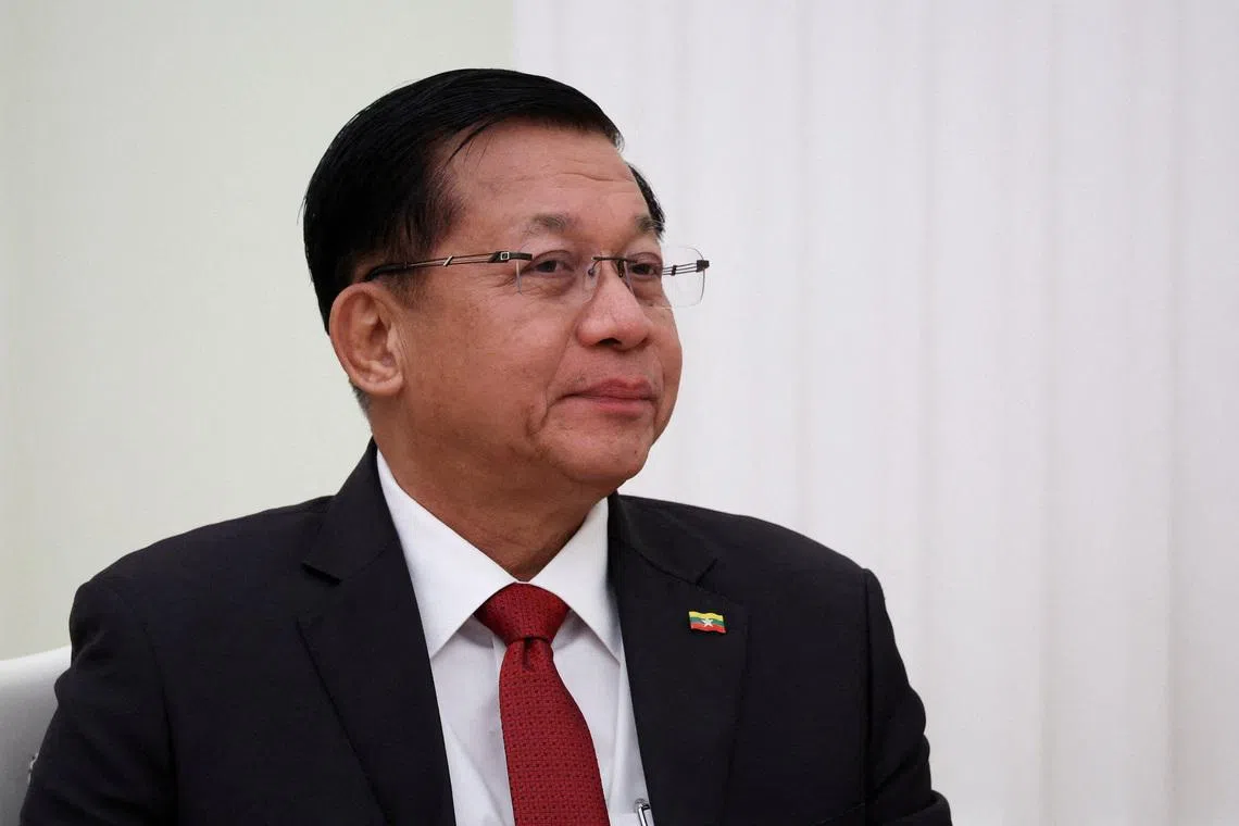 China embraces Myanmar's president as former junta chief seeks legitimacy