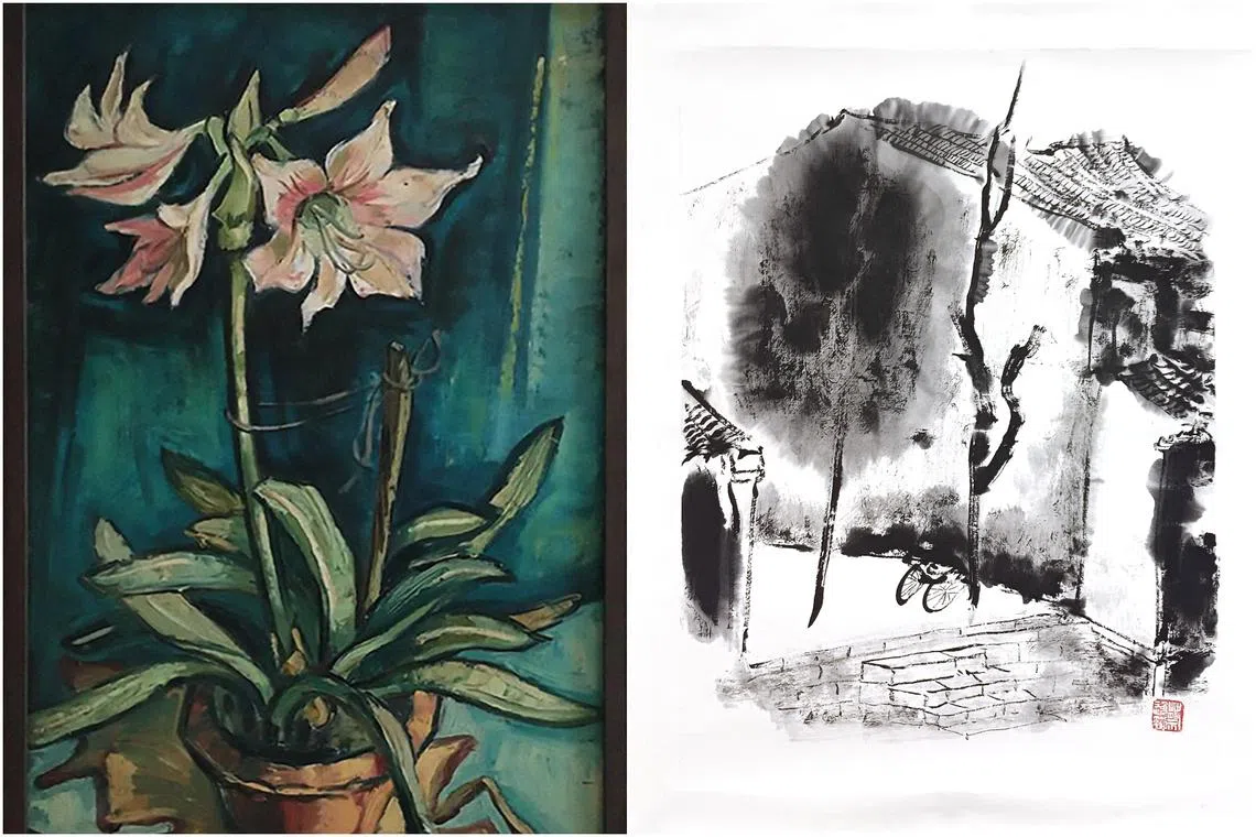 Curator John Tung has hid the names of the 15 artists and affiliations as you take in their works at Gajah Gallery.