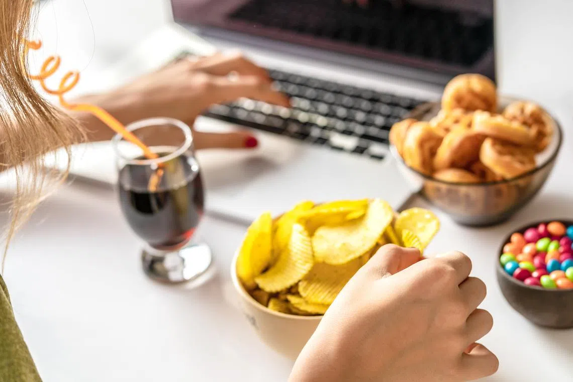 Ultra processed foods are made industrially by breaking down whole foods into components like sugars, proteins, starches, and fibre.
