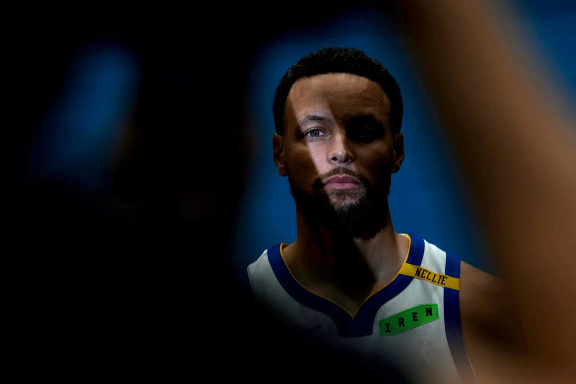 Four-time NBA champion Stephen Curry has spent his entire career with the Golden State Warriors.