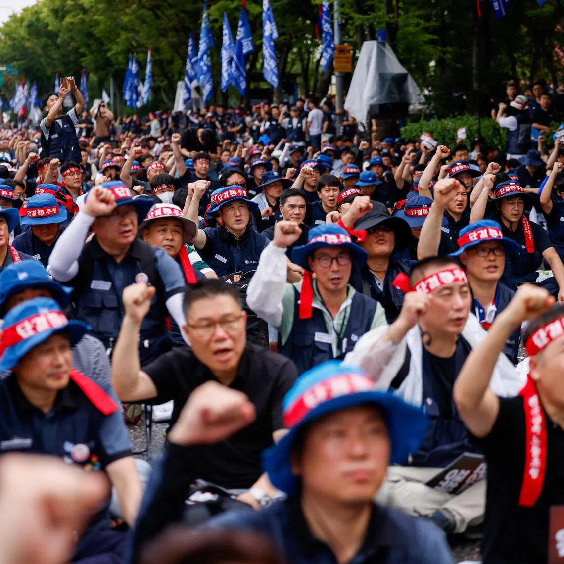 Hyundai Motor told AFP that it could not “accept the union’s demands” without a solid legal or rational basis.