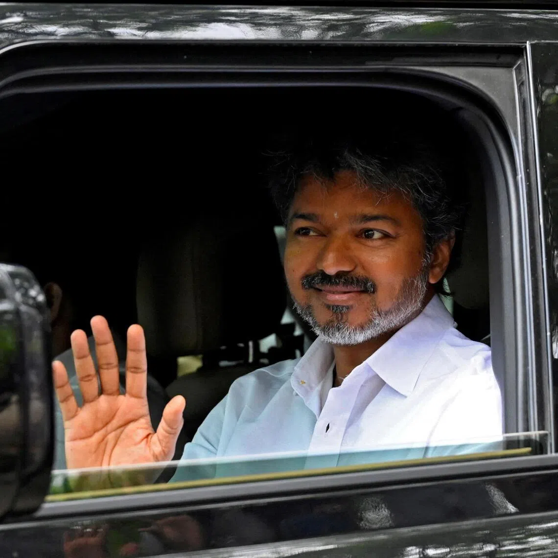 Actor-turned-politician Joseph Vijay is  president of the politically inexperienced Tamilaga Vettri Kazhagam (TVK) party, which came first in Tamil Nadu's recent state elections.