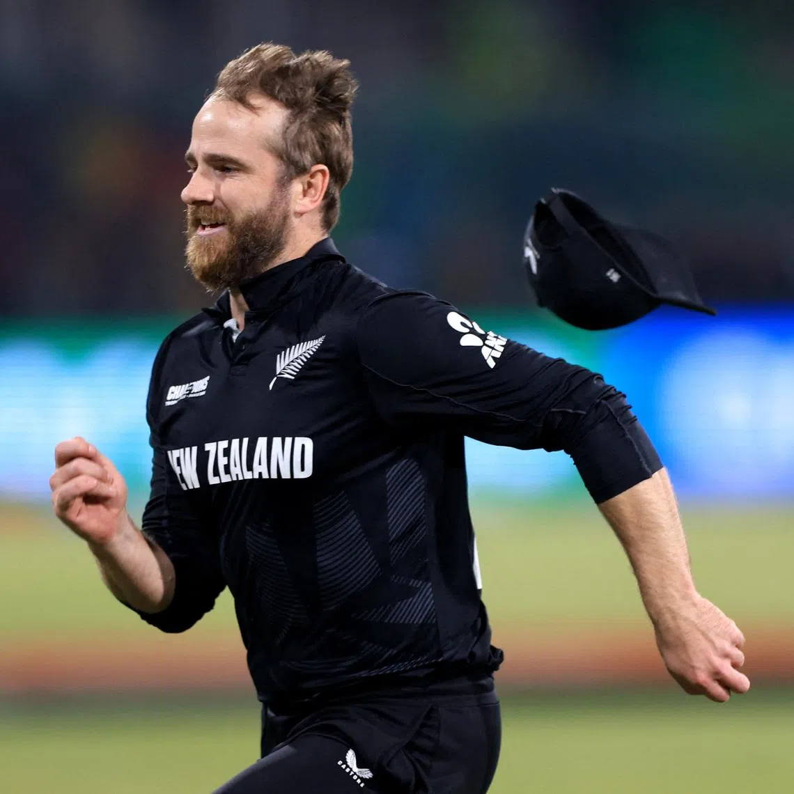 FILE PHOTO: Cricket - ICC Men's Champions Trophy - Semi Final - South Africa v New Zealand - Gaddafi Stadium, Lahore, Pakistan - March 5, 2025 New Zealand's Kane Williamson in action REUTERS/Akhtar Soomro/File Photo