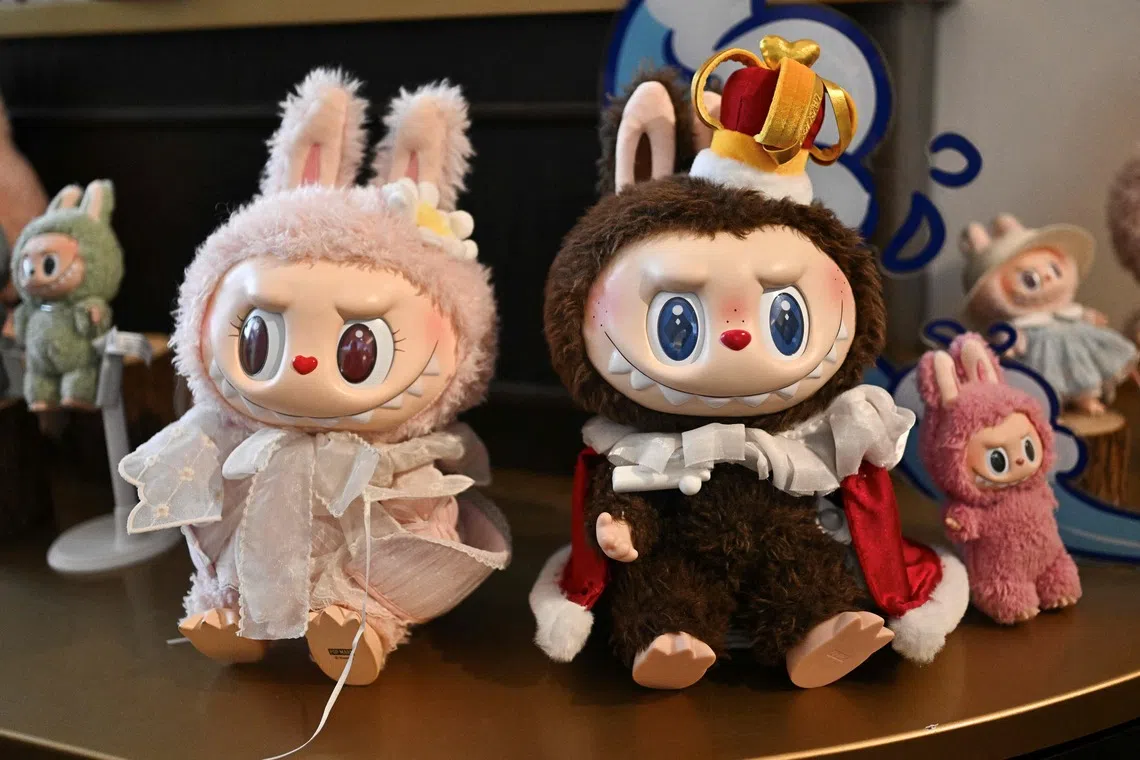 Labubu, an elf-like plush toy with pointy ears and nine serrated teeth, has become a global sensation.
