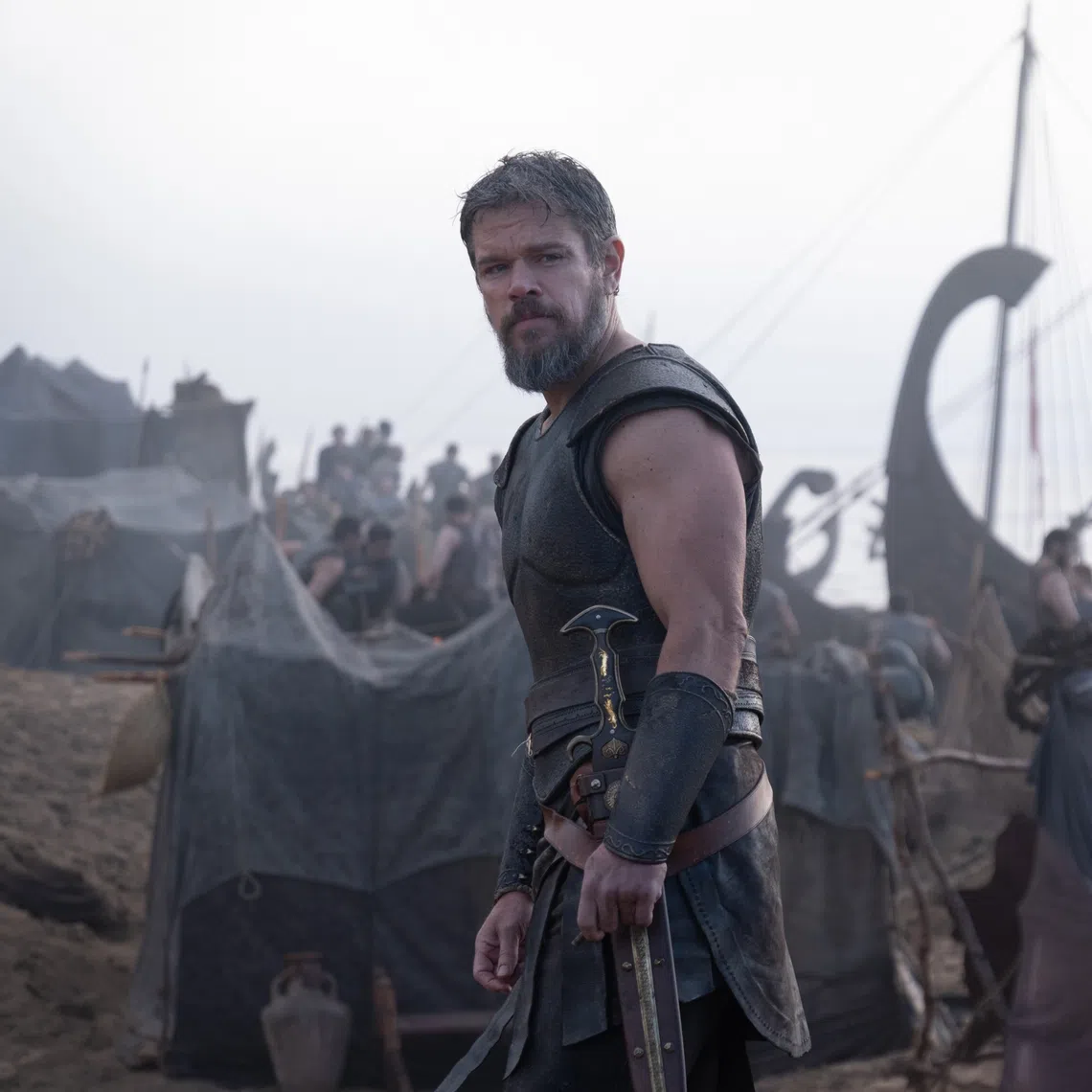 Matt Damon is Odysseus in THE ODYSSEY, written, produced, and directed by Christopher Nolan.