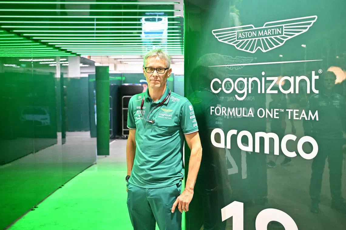 Interview with Aston Martin team principal Mike Krack on Sep 14, 2023.
