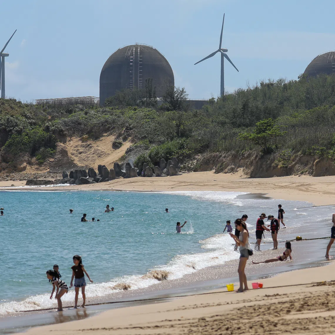 Restart procedures for the Maanshan facility (background) may reportedly begin in early 2028 if it passes a safety review.