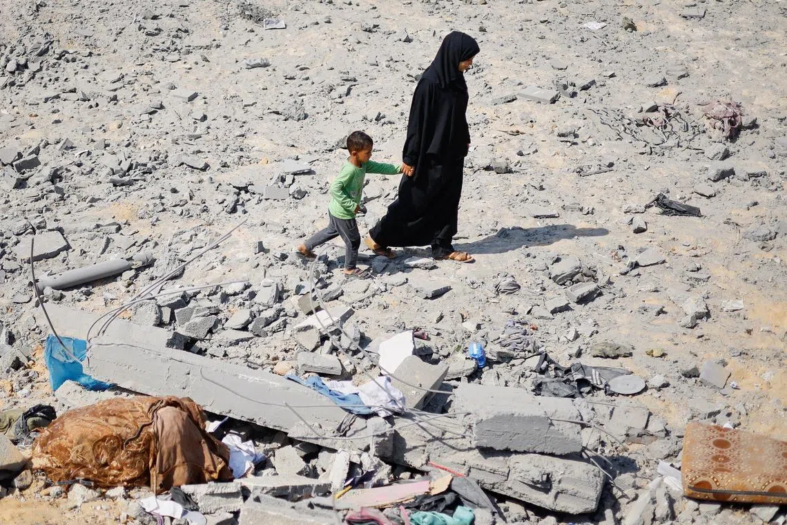 The bombardments and combat showed no sign of easing in the Gaza war, soon entering its ninth month.