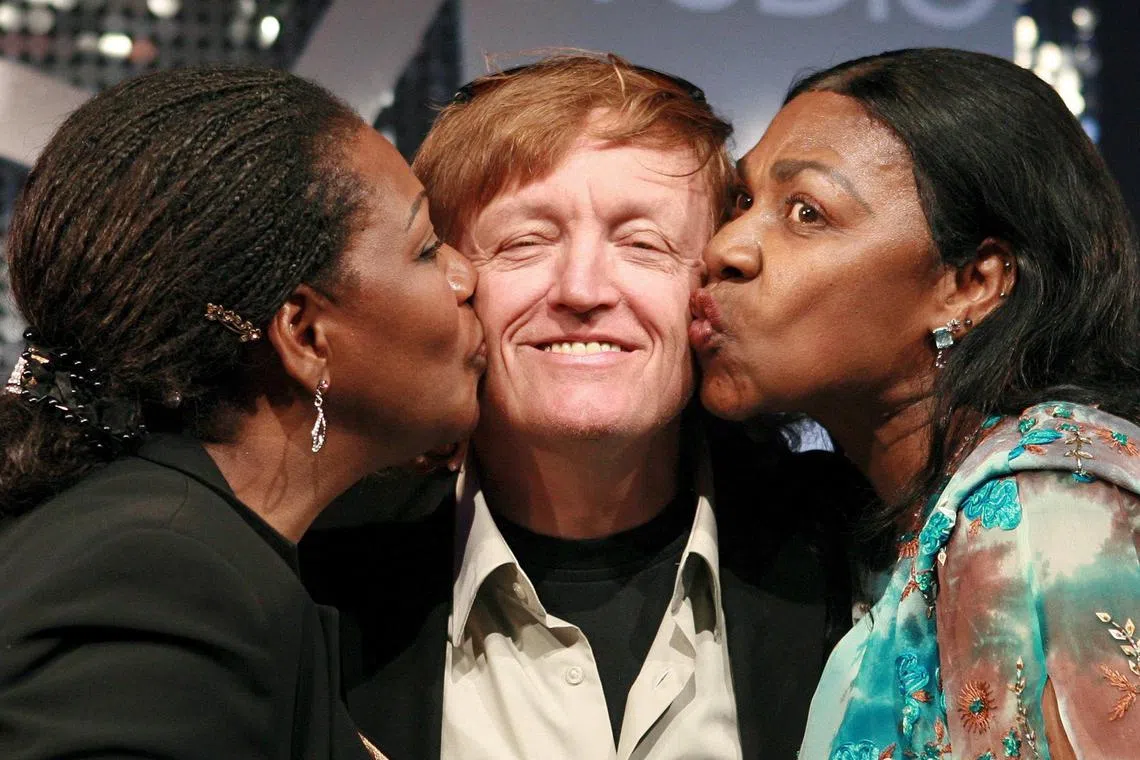 Hit-making German record producer  Frank Farian (middle) died on Jan 23 in Miami.