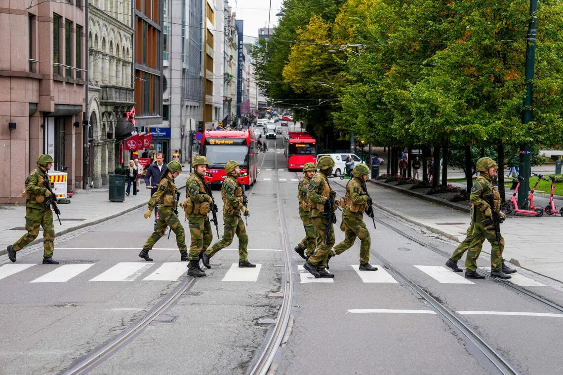 During a security exercise at Oslo airport from Sept 14 to 18, waiting soldiers tapping on their vehicle’s screen discovered videos recorded by the on-board cameras.