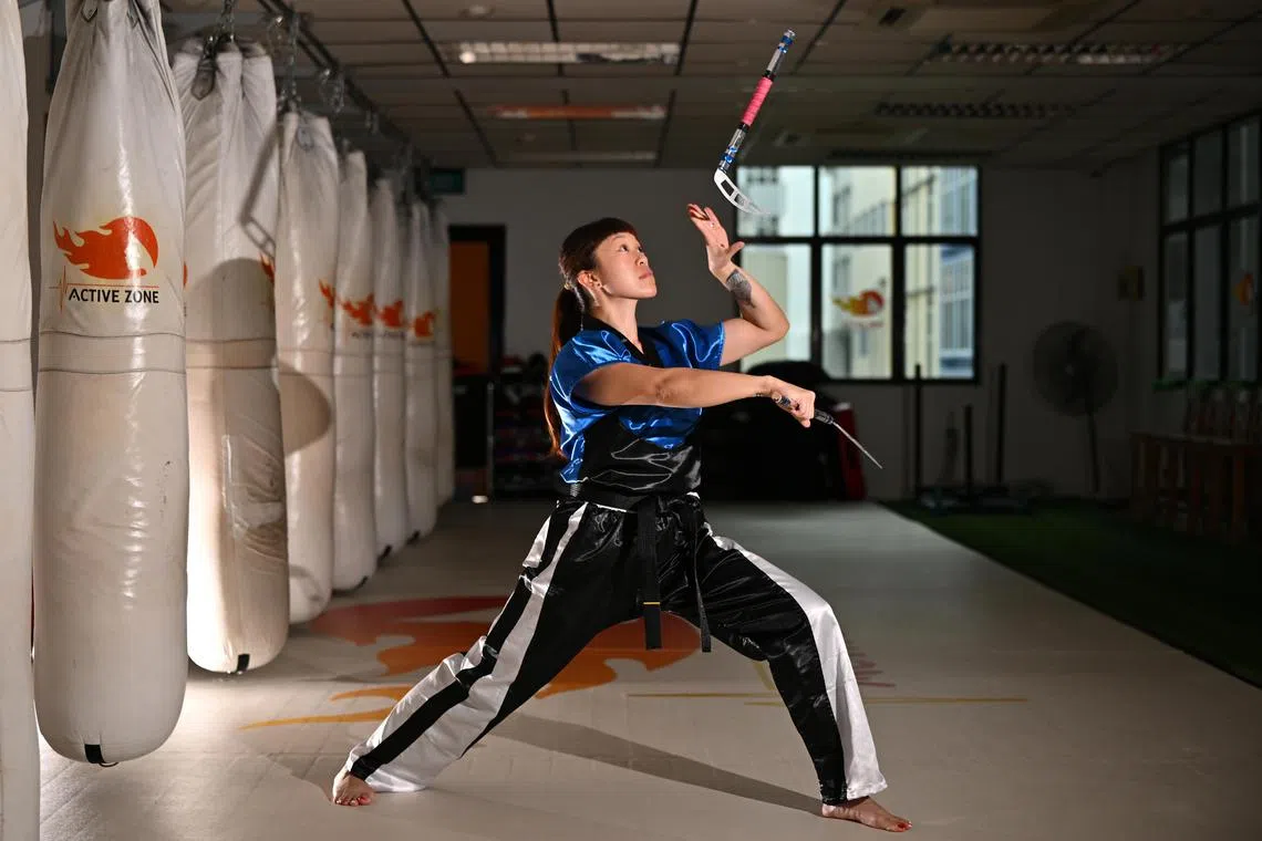 An unlikely change in profession, Singapore's first female kickboxer transitioned from fashion blogging to kickboxing in 2011.