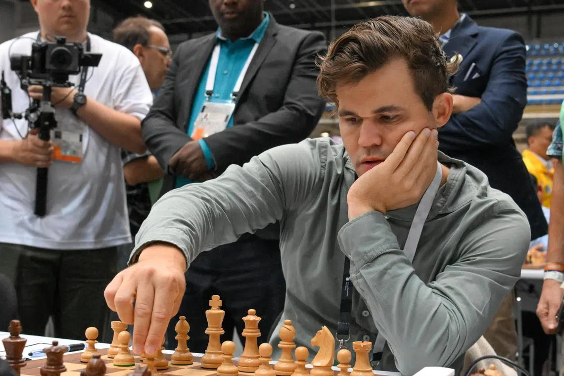 Norway's Magnus Carlsen is a five-time world chess champion, winning consecutive FIDE competitions from 2013 to 2021.