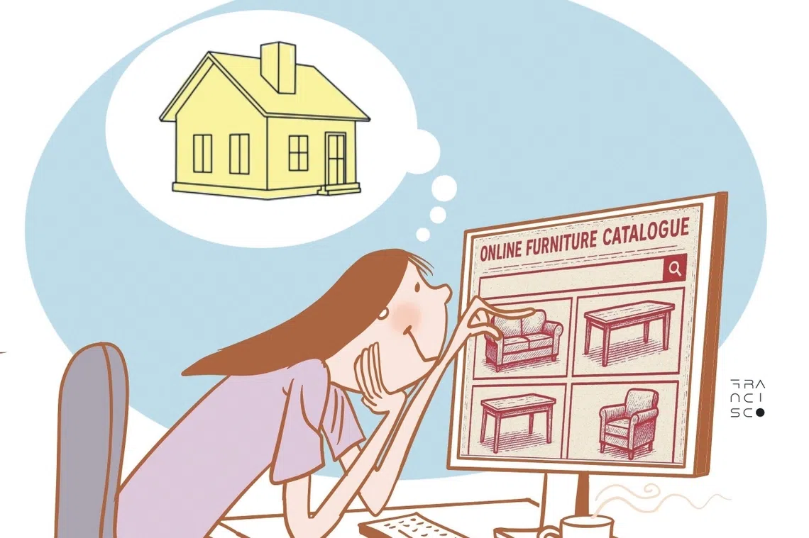 The writer learnt how to get through house furnishing on a limited budget.