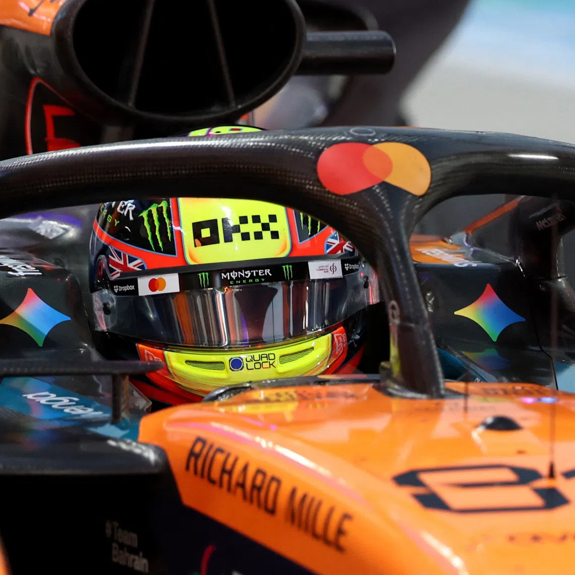 Formula One F1 - Qatar Grand Prix - Lusail International Circuit, Lusail, Qatar - November 28, 2025 McLaren's Oscar Piastri during practice REUTERS/Thaier Al-Sudani
