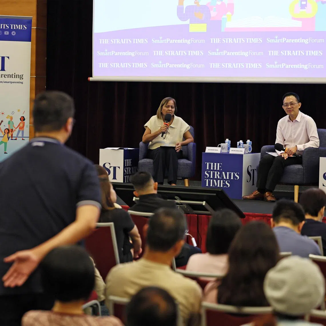 During The Straits Times Smart Parenting PSLE Prep Forum 2024, parents clarified their doubts about the PSLE scoring system with Mr Ong Kong Hong, MOE’s divisional director from curriculum planning and development division 1. ST senior education correspondent Sandra Davie moderated the session.