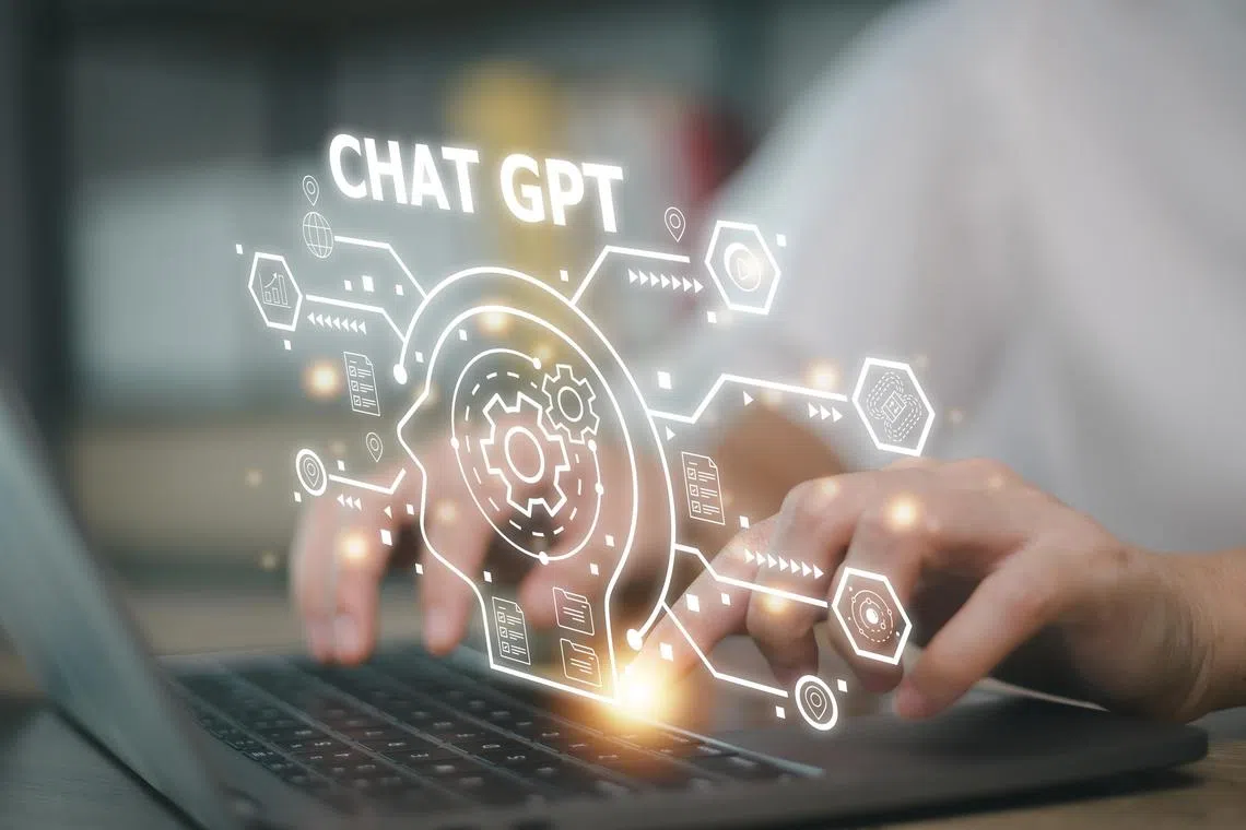 pixbranding - Istockphoto - Chatbot Chat with AI, Artificial Intelligence. man using technology smart robot AI, artificial intelligence by enter command prompt for generates something, Futuristic technology transformation.