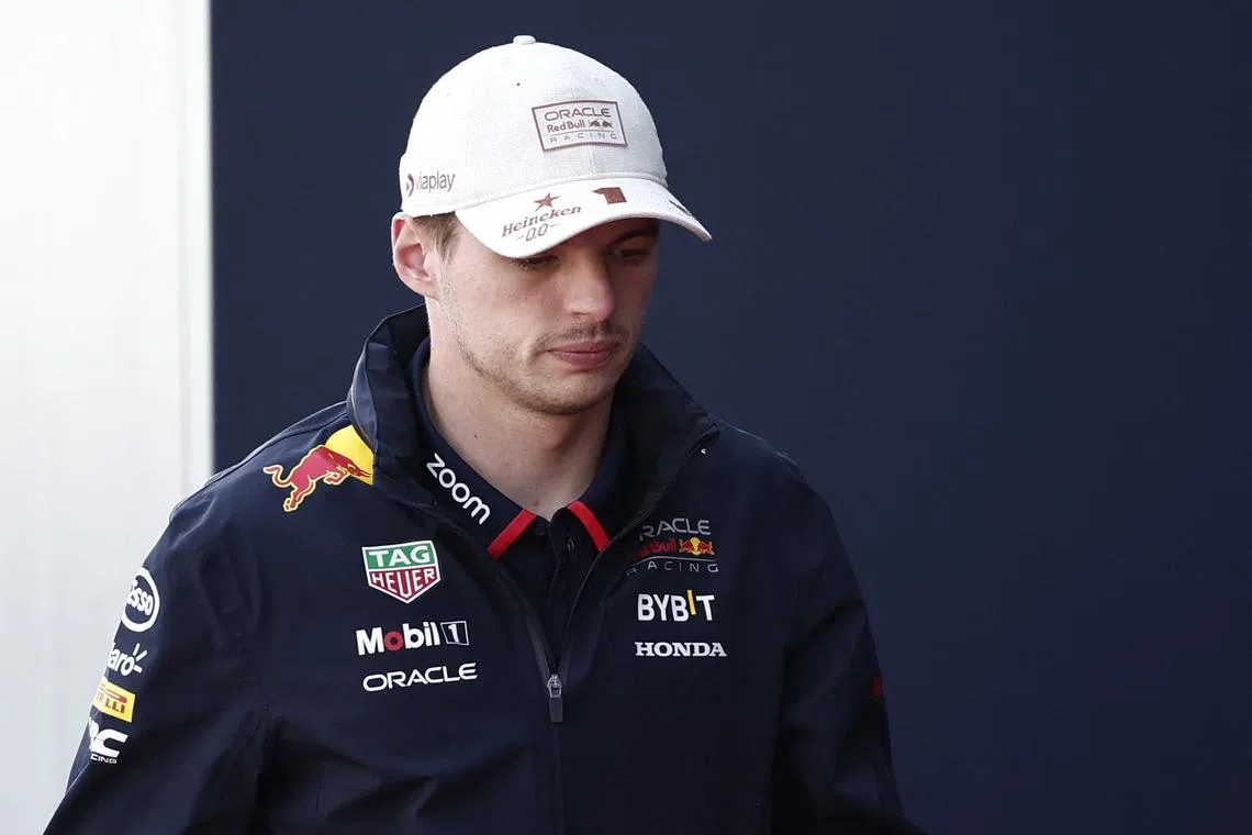 FILE PHOTO: Formula One F1 - Monaco Grand Prix - Circuit de Monaco, Monaco - May 26, 2024 Red Bull's Max Verstappen arrives before the race REUTERS/Benoit Tessier/File Photo