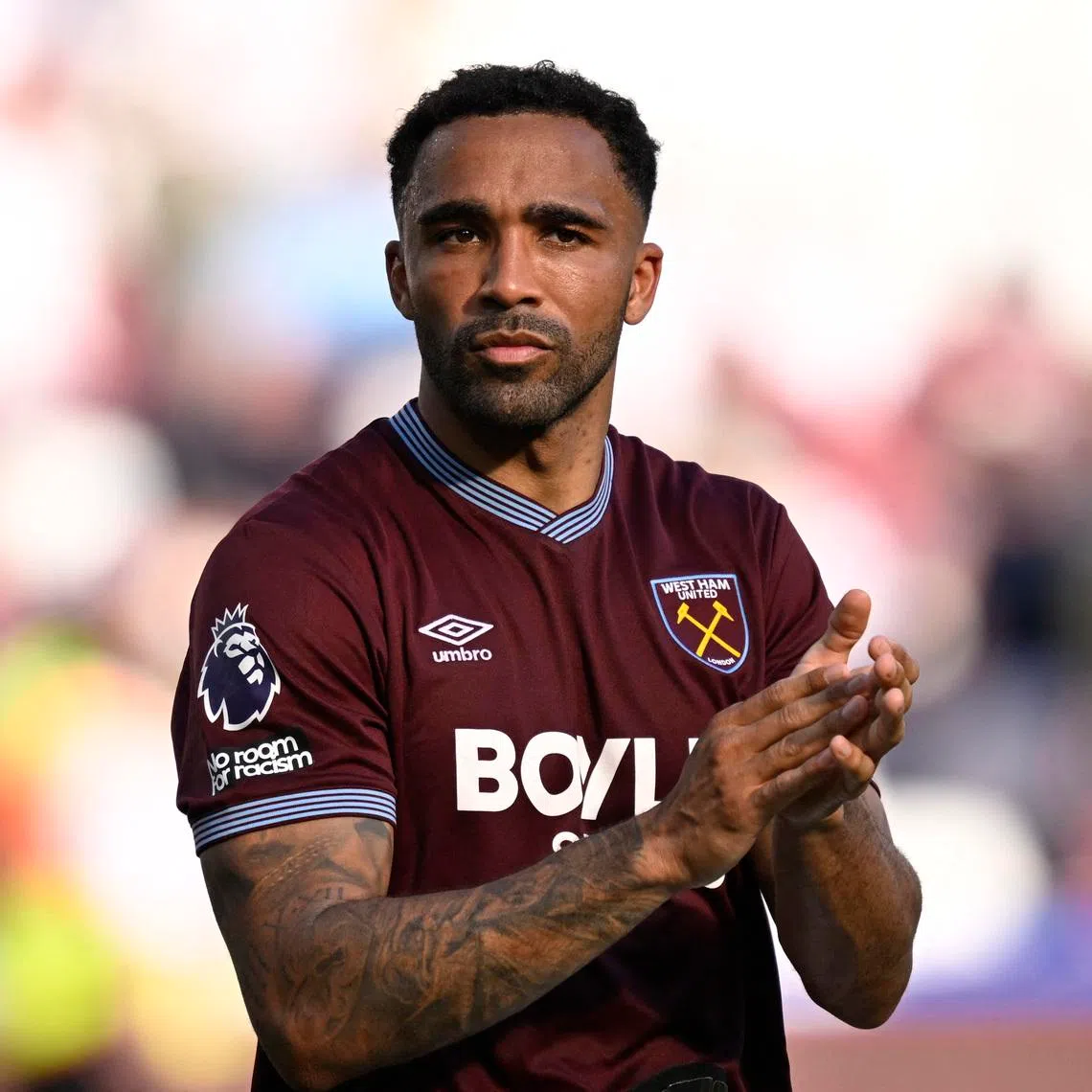 Soccer Football - Premier League - West Ham United v Leeds United - London Stadium, London, Britain - May 24, 2026 West Ham United's Callum Wilson reacts after West Ham United are relegated from the Premier League REUTERS/Tony O Brien/File Photo
