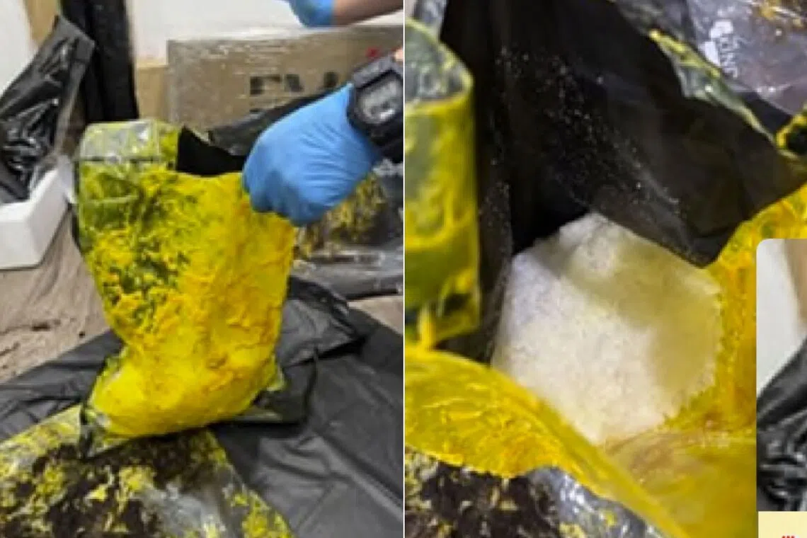 A drug-laden parcel bound for New Zealand was found to contain more than 10kg of Ice.