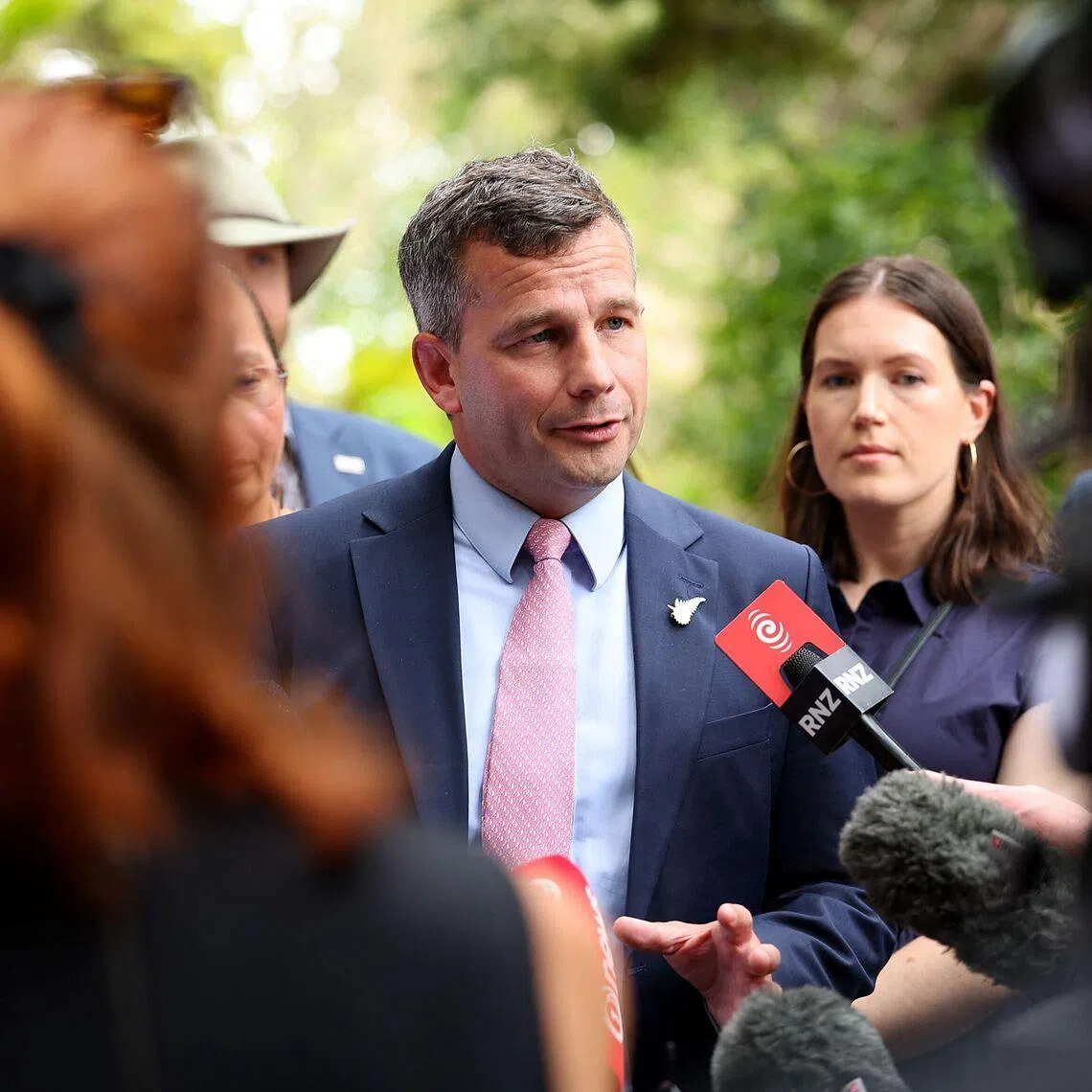 New Zealand Deputy Prime Minister David Seymour at an event on Feb 5. 