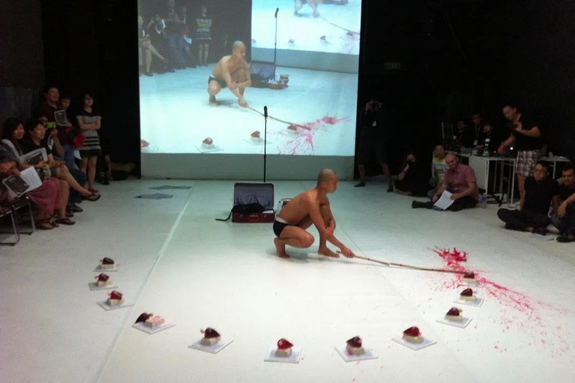 The M1 Singapore Fringe Festival has garnered a reputation for programming cutting-edge performances that deal with sensitive topics, including artist Loo Zihan's Cane (2012).