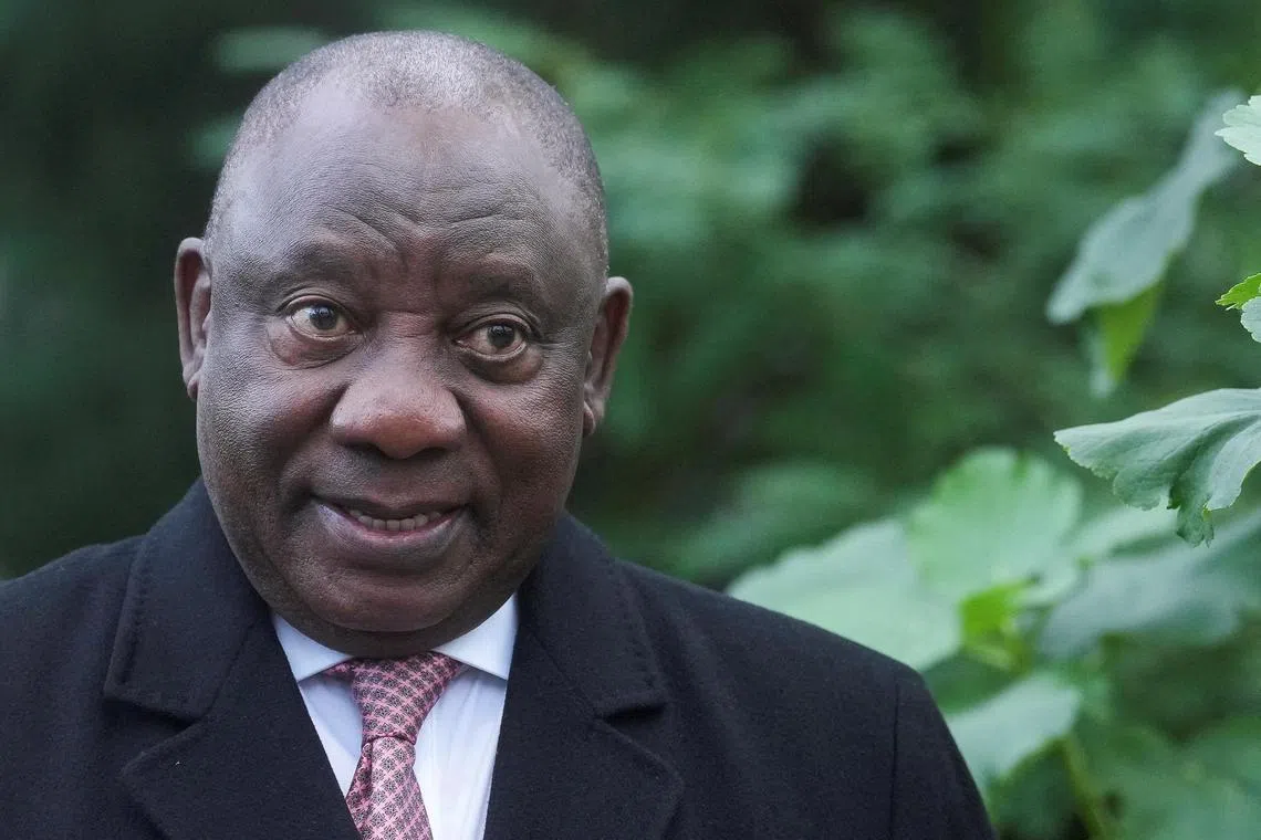 Mr Ramaphosa is accused of hiding a February 2020 burglary at his farm in northeastern South Africa from the authorities.
