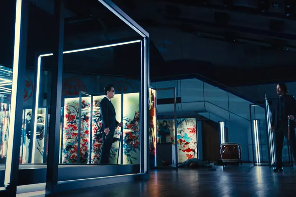 The official trailer for John Wick: Chapter 4 shows Keanu Reeves reprising his role as the titular hitman character.