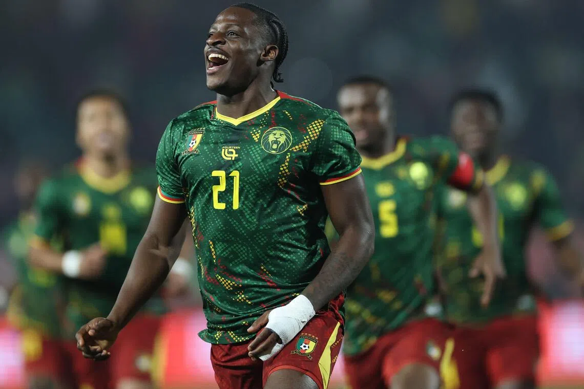 Cameroon score early to snatch win over Gabon in Africa Cup of Nations