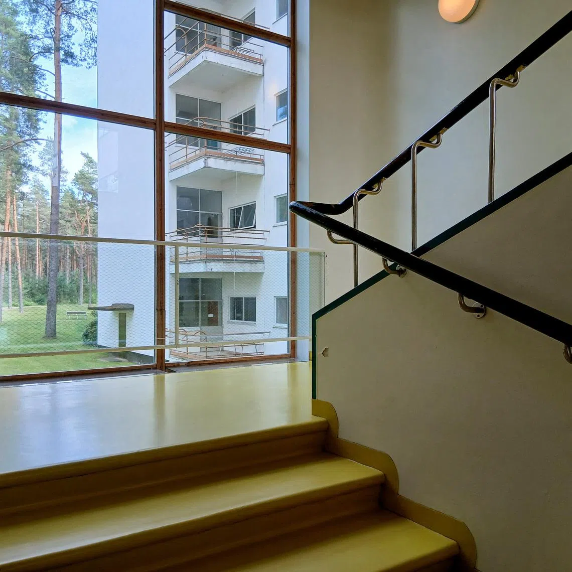 The Paimio Sanatorium was designed to foster a soothing environment to help tuberculosis patients recover.