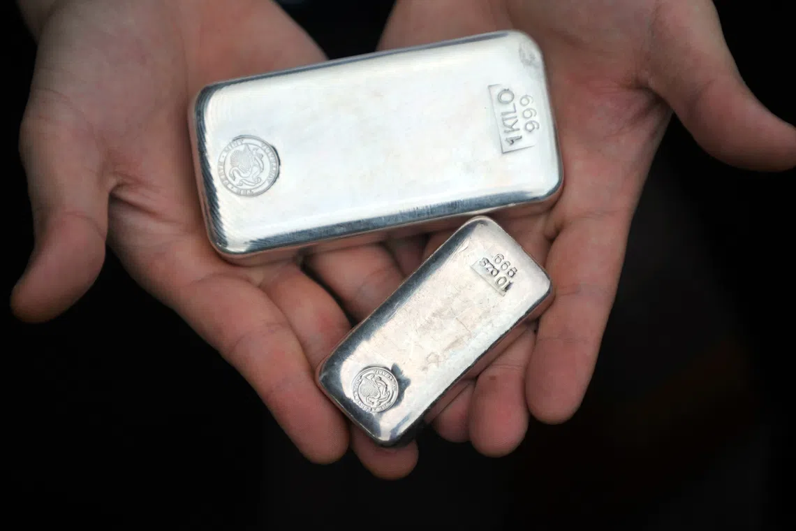 The price of silver has seen the biggest six-day increase in records since 1950.