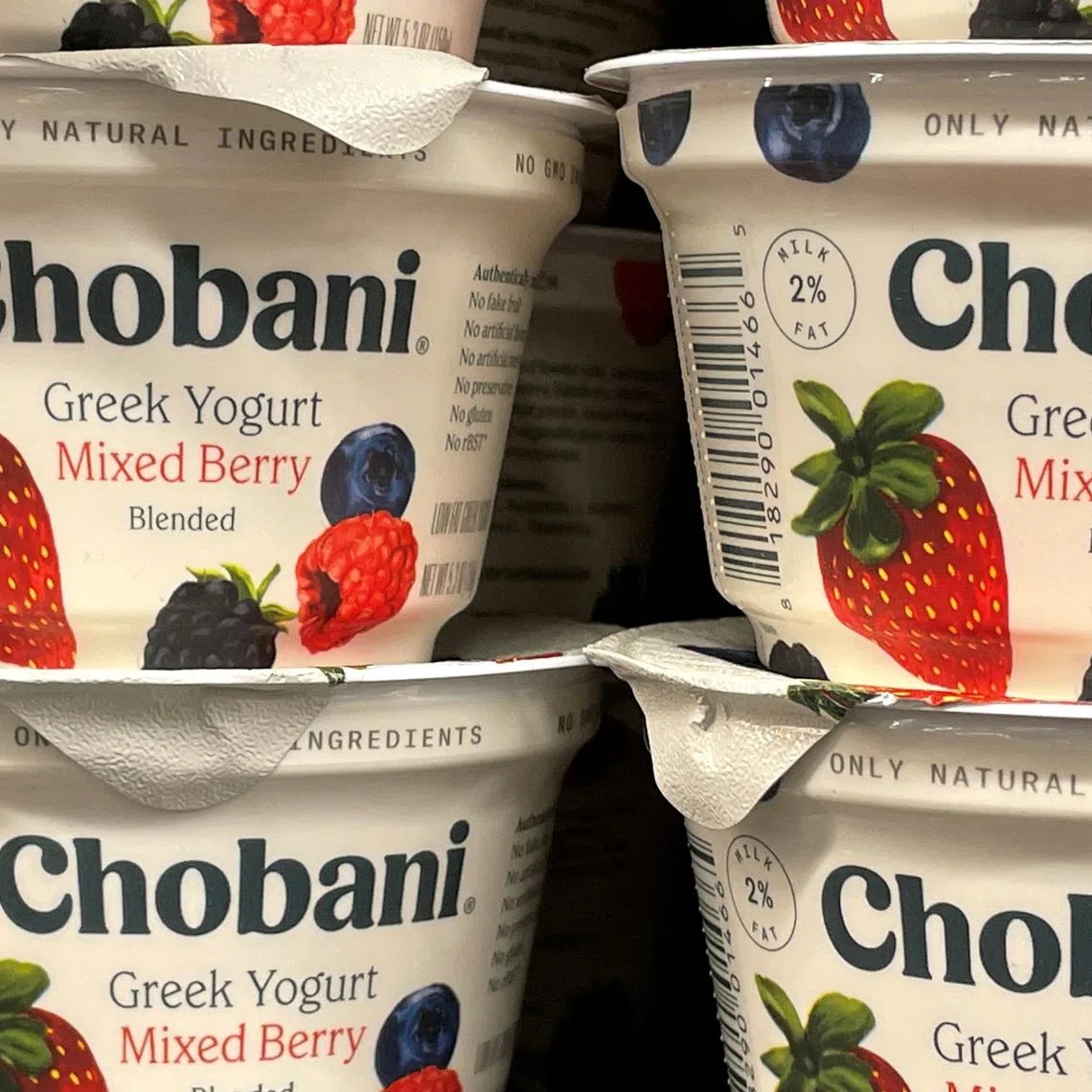 Companies may not label food as “zero sugar” or “sugar free” unless it contains less than 0.5 grams of sugar per serving; Chobani’s Zero Sugar yogurt has 4 of a a naturally occurring sweetener.
