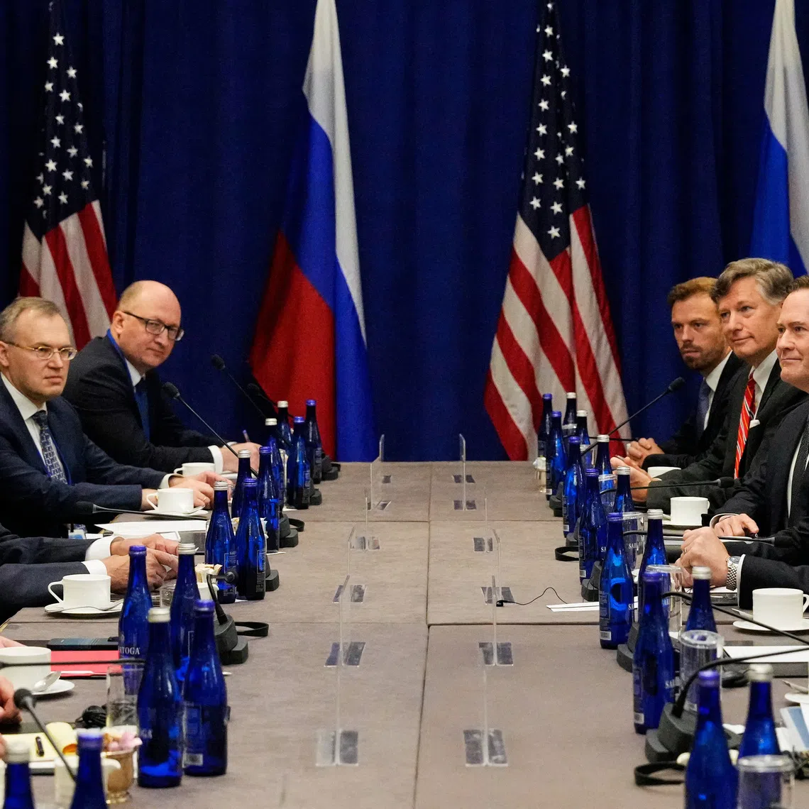 United States Secretary of State Marco Rubio meets with Russian Foreign Minister Sergey Lavrov in New York, US, September 23, 2026. Yuki Iwamura/Pool via REUTERS