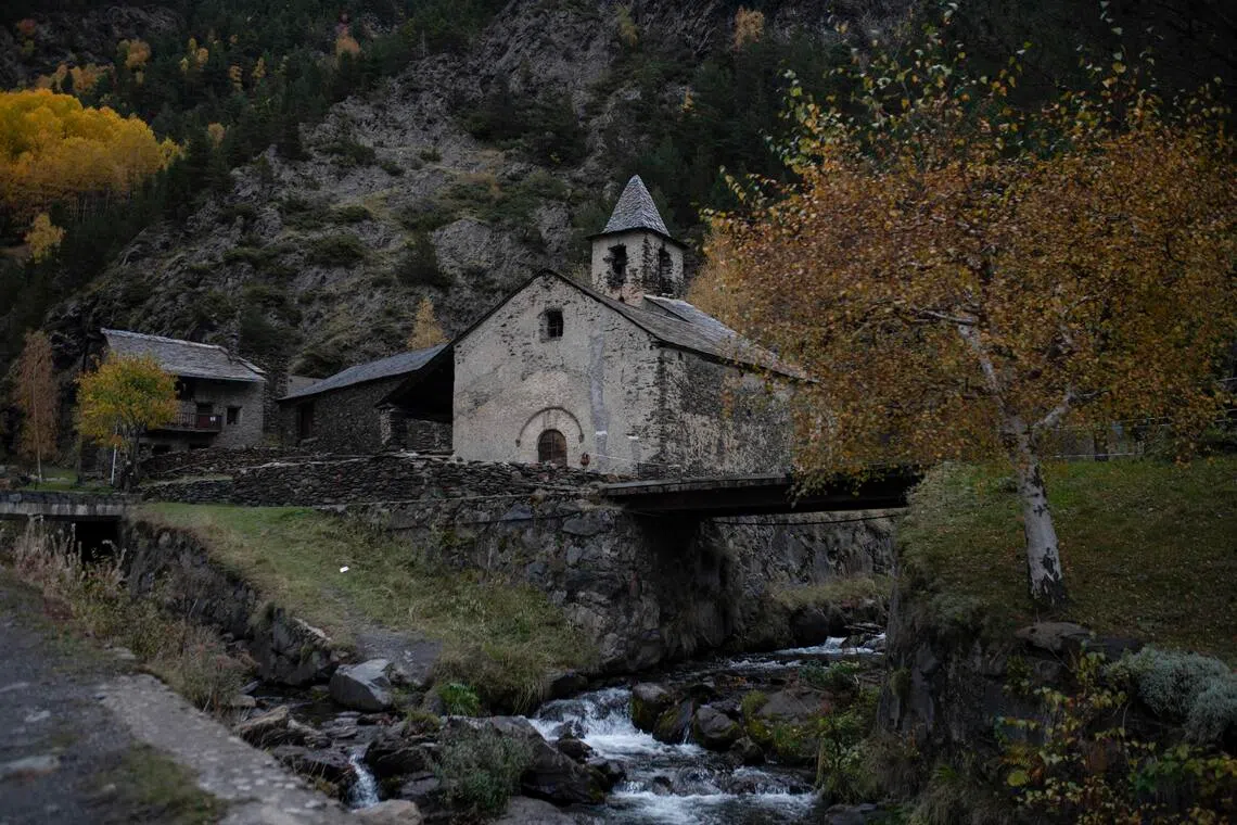 The Spanish village of Tor on Oct. 29, 2025. A decades-old killing in the tiny village in the northern mountain town in Spain has turned the village into a destination for true-crime enthusiasts, creating a headache for remaining residents. (Maria Contreras Coll/The New York Times)