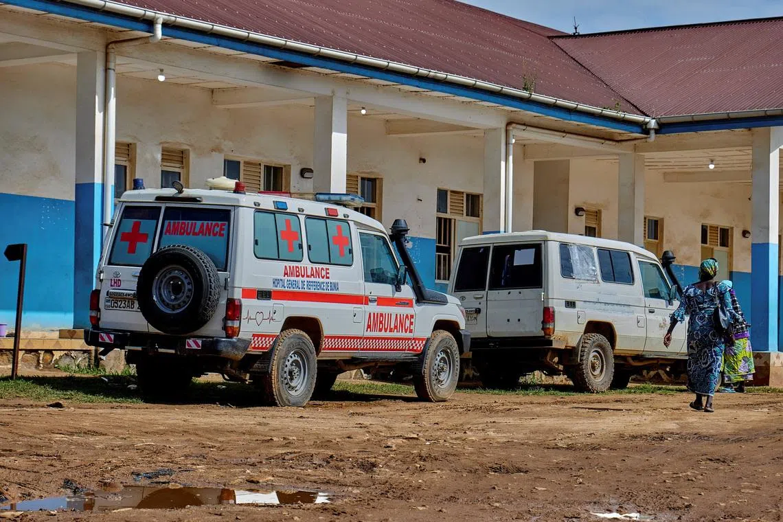 The Bunia General Referral Hospital in Bunia, the Democratic Republic of Congo, where suspected Ebola patients were brought to following the confirmation of a new outbreak on May 20.