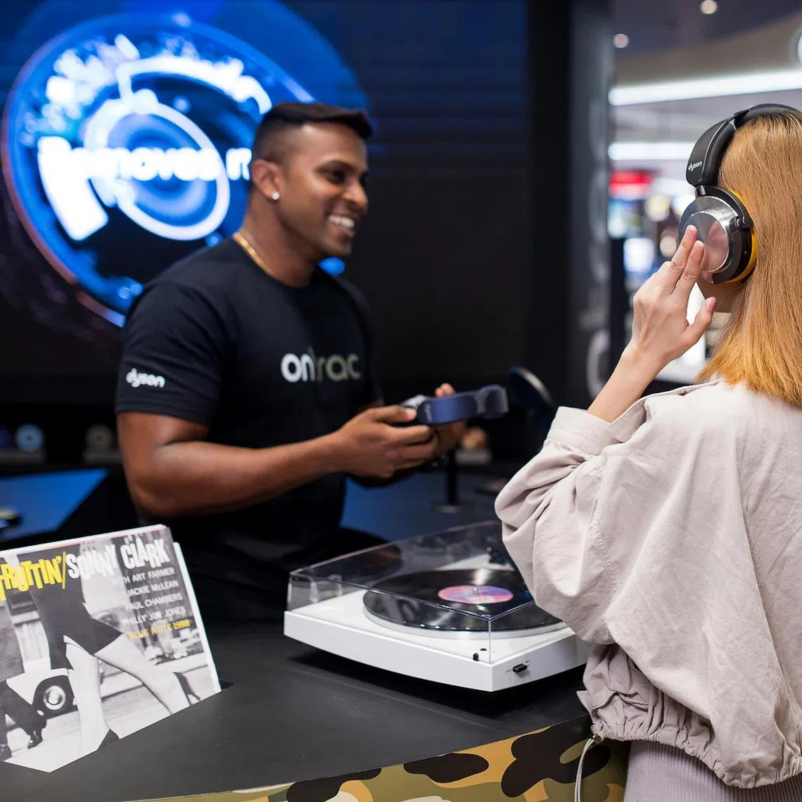 Pop in to Dyson's pop-up store in Changi Airport Terminal 2 to test its latest headphones and styling tools before your flight.