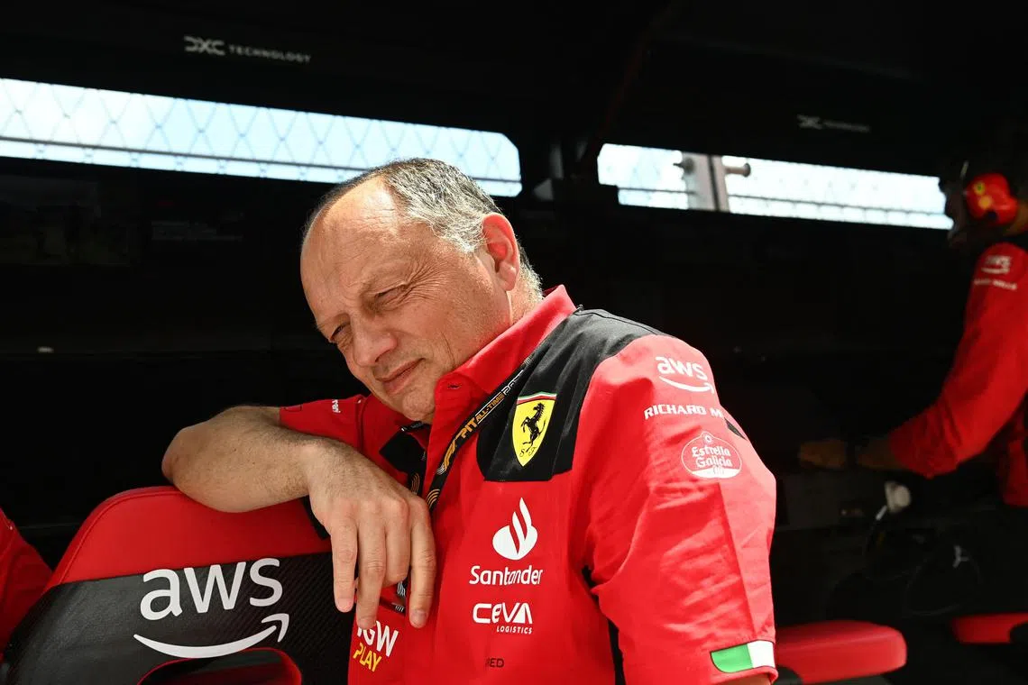 Ferrari's team principal Frederic Vasseur said he apologised to Charles Leclerc for a mistake that cost him a likely first home podium at the Monaco Grand Prix last Sunday.