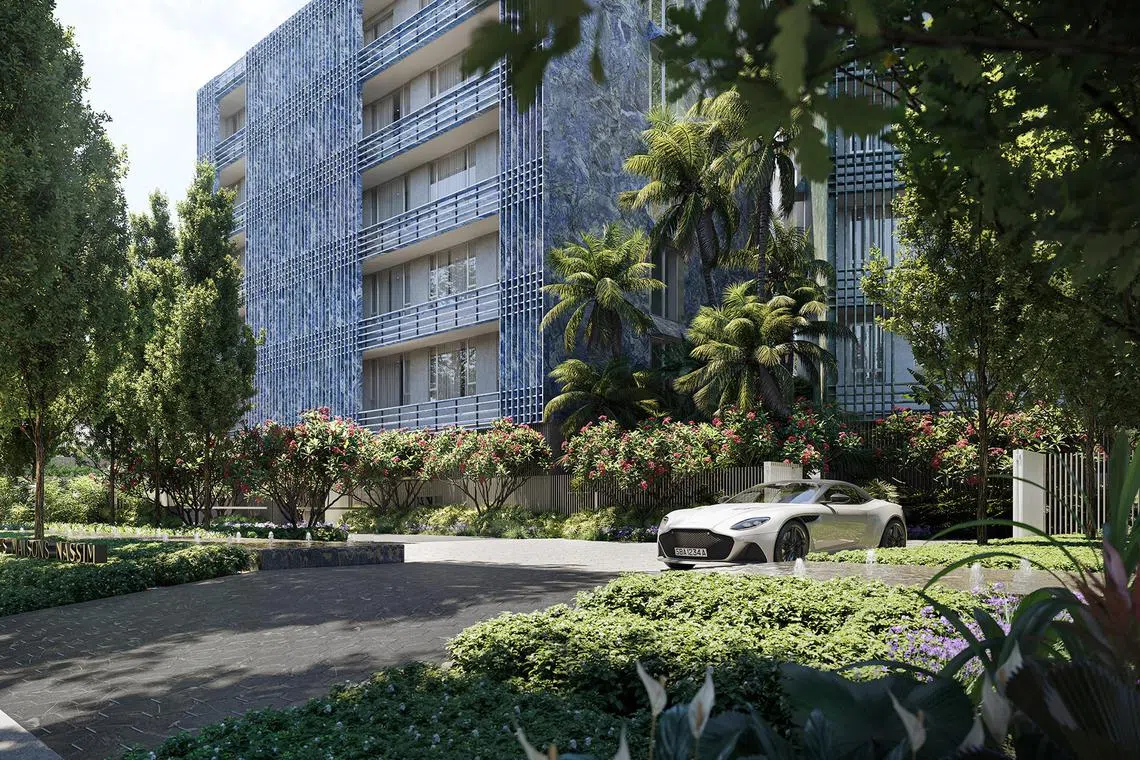 Les Maisons Nassim was Singapore's  top-selling luxury condominium in 2022 in terms of price.