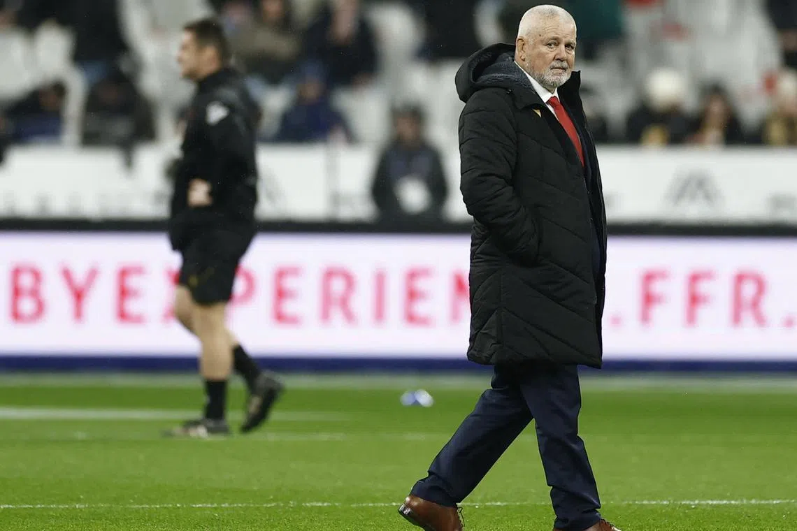 Rugby Union - Six Nations Championship - France v Wales - Stade de France, Saint-Denis, France - January 31, 2025 Wales head coach Warren Gatland before the match REUTERS/Gonzalo Fuentes