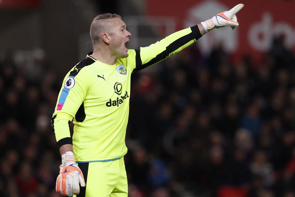 FILE PHOTO: Britain Football Soccer - Stoke City v Burnley - Premier League - bet365 Stadium - 3/12/16 Burnley's Paul Robinson  Action Images via Reuters / Craig Brough/ File Photo