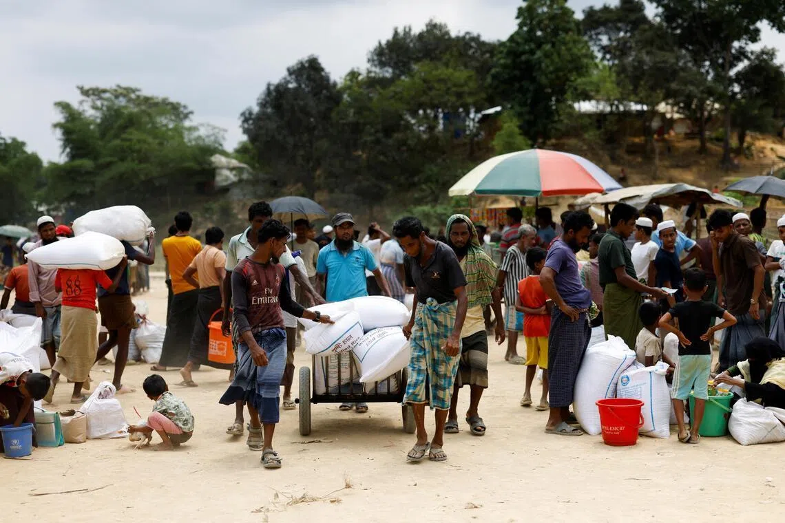 UN agencies supporting Rohingya refugees warned of a critical US$610 million (S$780.91 million) shortfall in lifesaving aid.