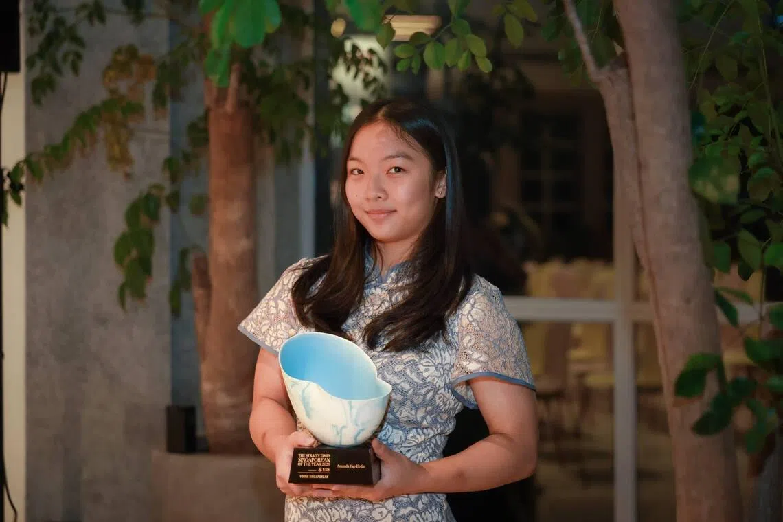 Gymnast Amanda Yap, 16, is named first ST Young Singaporean of the Year