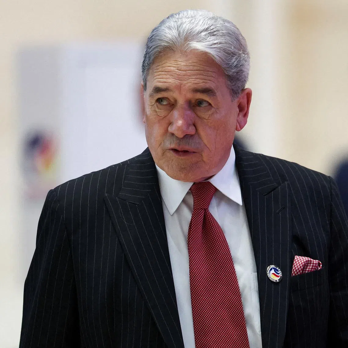 FILE PHOTO: New Zealand's Foreign Minister Winston Peters attends the 57th ASEAN Foreign Ministers' Meeting at National Convention Center, in Vientiane, Laos, July 26, 2024. REUTERS/Chalinee Thirasupa/File Photo