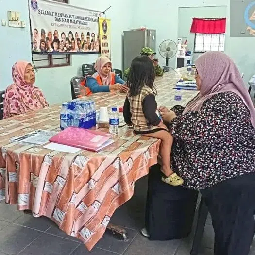 Only one relief centre has been opened up so far to house 11 victims from five families.