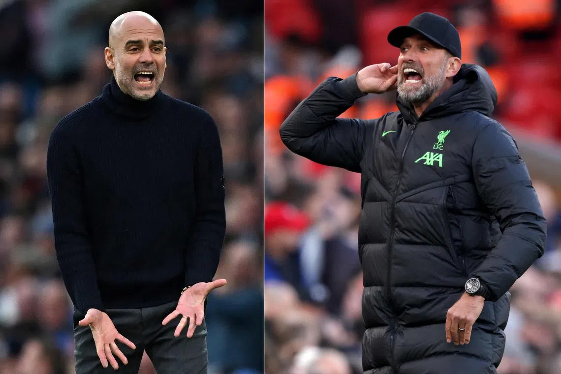 Manchester City manager Pep Guardiola will face Liverpool boss Jurgen Klopp on March 10 in what looks to be the final Premier League meeting between the duo.