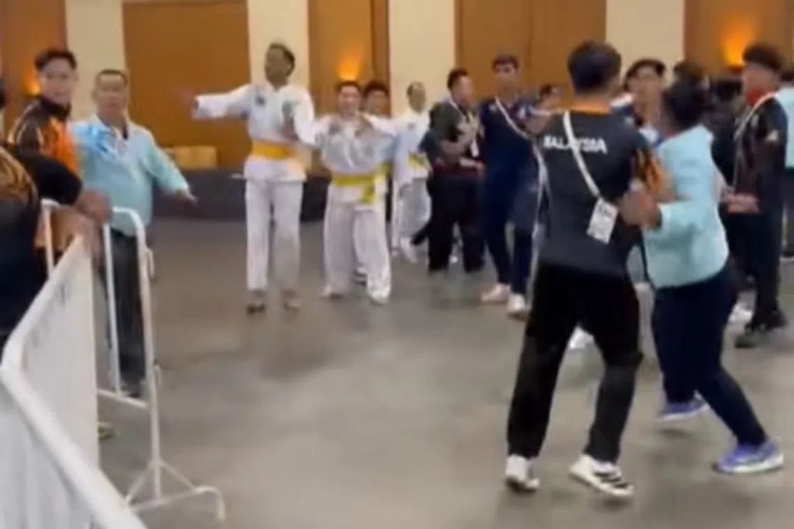 The drama unfolded at the pencak silat competition after a women’s Class B (50-55kg) quarter-final ended in a 60-60 tie.