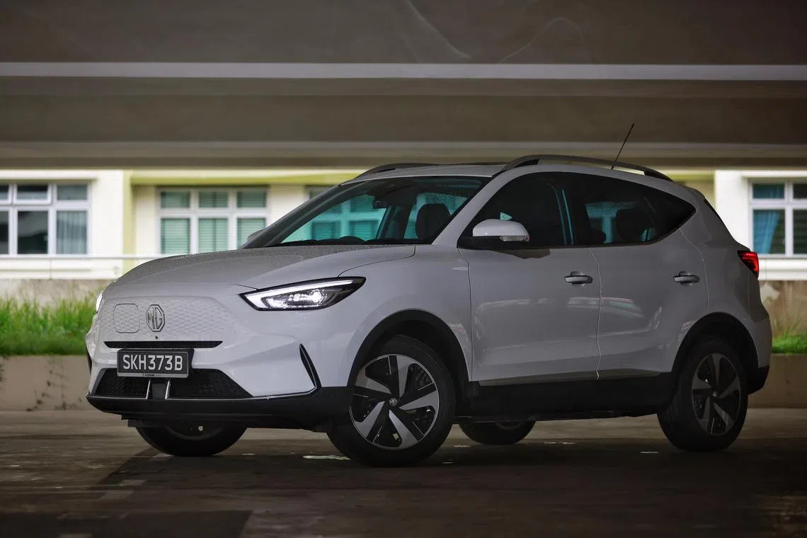 Outdoor shoot for the New MG ZS EV on Jan 25, 2023.