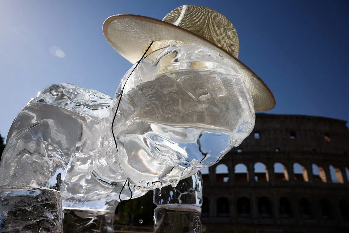 The report projected global warming of 2.8 deg C by 2100 under current policies.